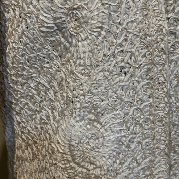 Ribbon Knit Jacket with Mink Collar by Projansky c1960s Gorgeous! Fits Sz M-L - Picture 14 of 16